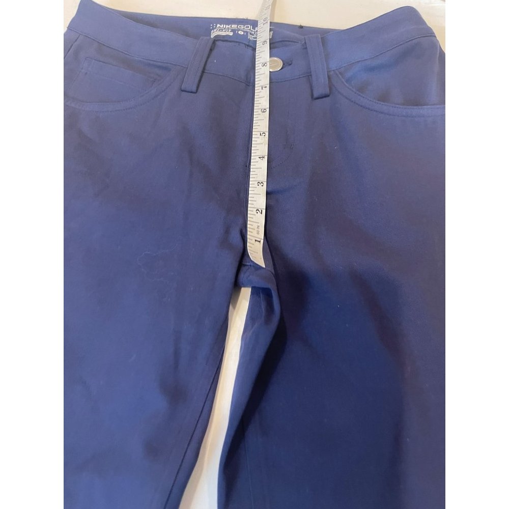 Nike Golf Womens Jeans Skinny Leg Mid Rise Dri Fit Stretch Navy Blue Size 0 - Picture 4 of 11